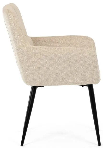 Autronic BONTEC Jedálenská stolička, béžová, látka, DCH-P3146 CRM2 Farba: Béžová