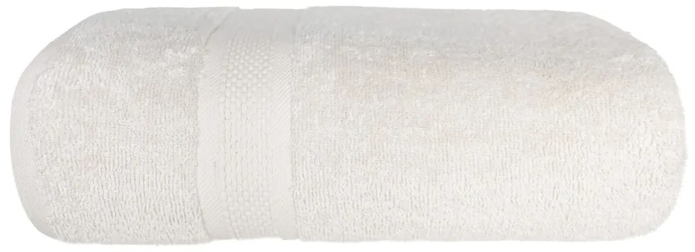 Bavlnený froté uterák LEO 70x140 cm krémový