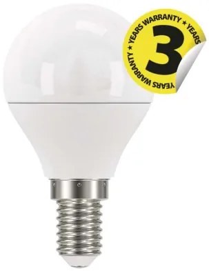 EMOS LED žiarovka CLS MINI GL, E14, 6W, teplá biela