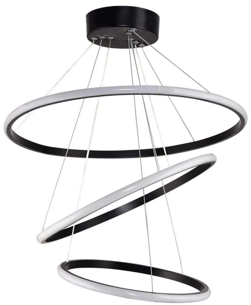 Stropní LED svítidlo URSAE černé/neutrální bílá
