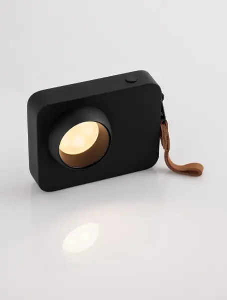 LED stmievateľná čierna stolná lampa Kedros 2