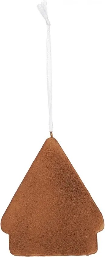 Závesná dekorácia zelená perníková chalúpka Frosted Ginger - 9*1*10 cm