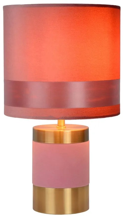 Lucide 10500/81/66 EXTRAVAGANZA Frizzle - Stolná lampa - priemer 18 cm - 1xE14 - Ružová
