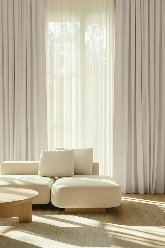 Záves na riasiacu pásku VIVA taupe Rozmer: 140x270 cm