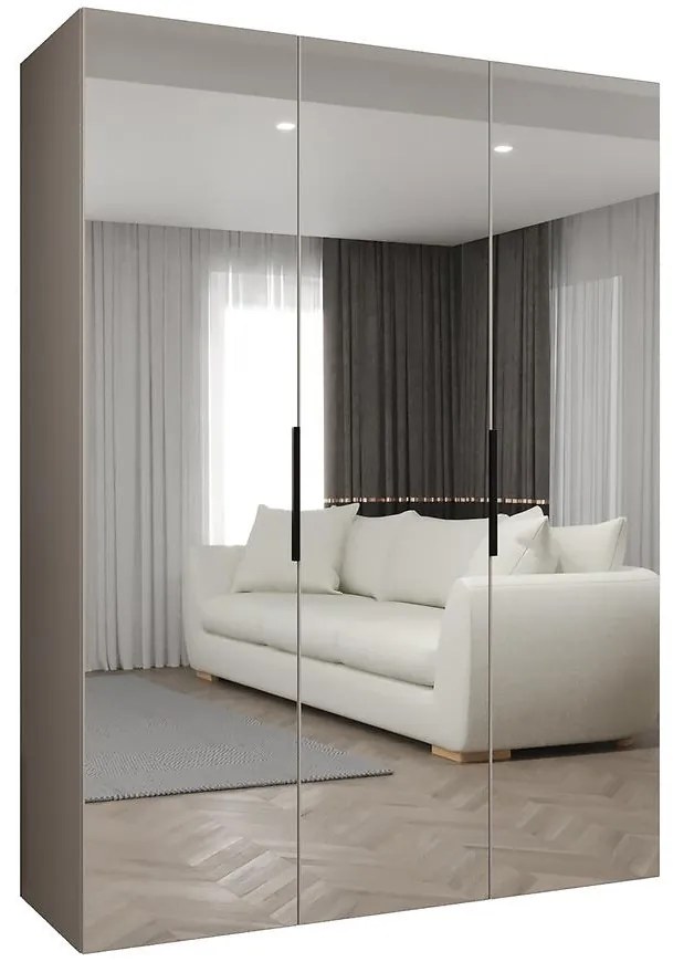 Skriňa Marbella III 150 kašmír/čierna