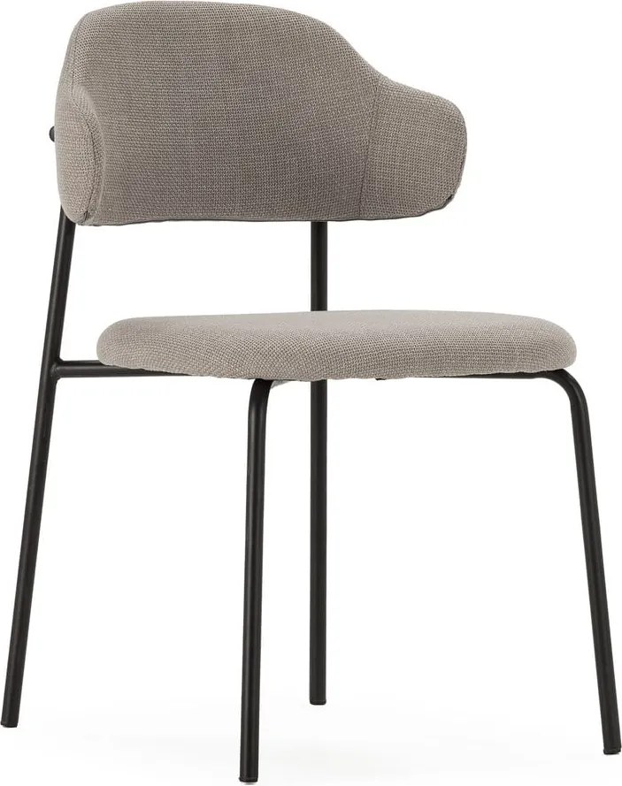 Svetlosivé jedálenské stoličky v súprave 4 ks Adriel – Marckeric