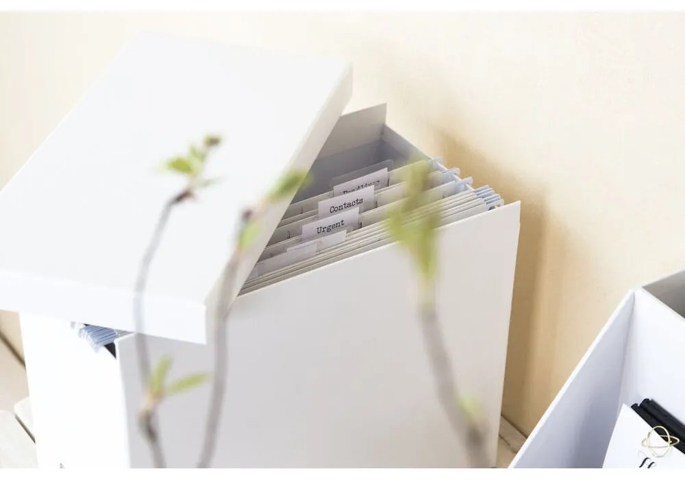 Kartónový organizér na dokumenty Johan – Bigso Box of Sweden