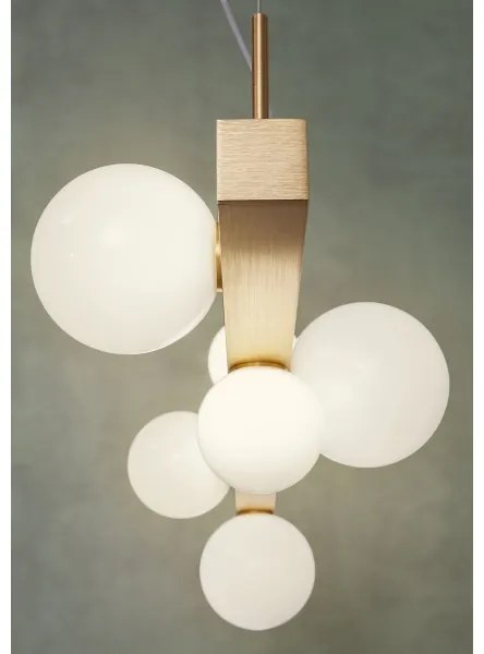 Redo 01-2374 - Luster na lanku GOJI 6xG9/28W/230V zlatá