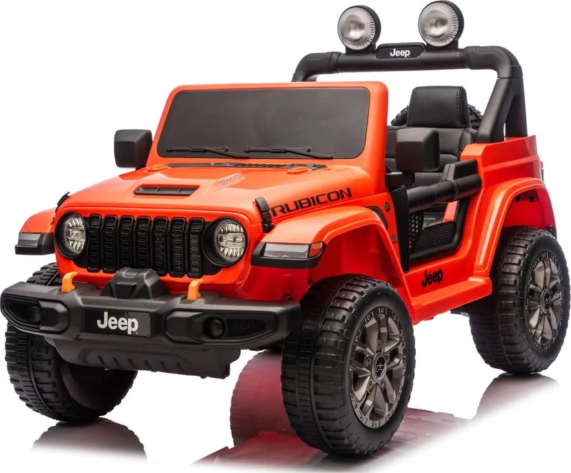 LEAN CARS Elektrické autíčko Jeep Rubicon 4x4 DK-JWR556 4x200W 24V oranžové