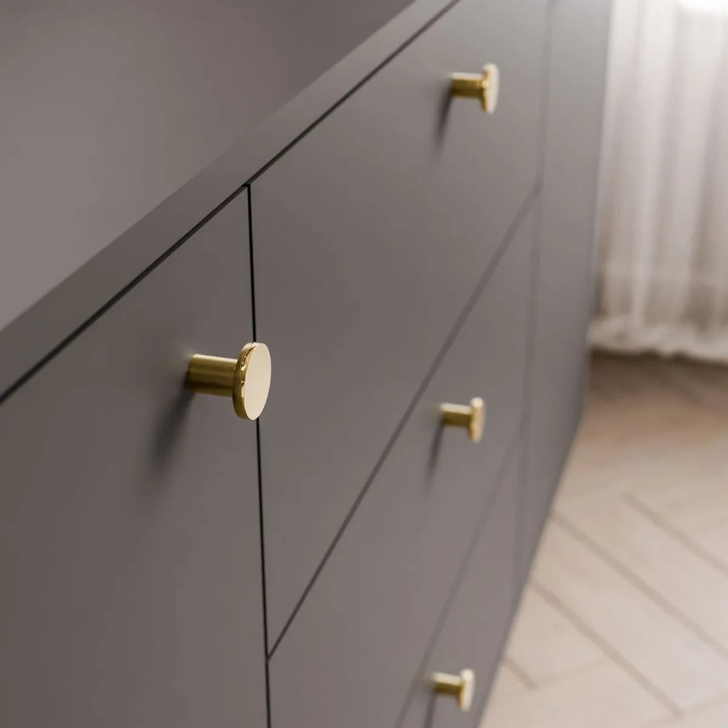 KOMODA 2D3 LANDRY 3 ČIERNA 190 cm