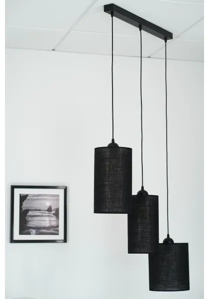 Brilagi - Luster na lanku TUBES 3xE27/15W/230V čierna
