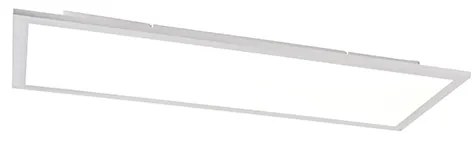 Oceľové stropné svietidlo 80 cm vrátane LED s diaľkovým ovládaním - Live