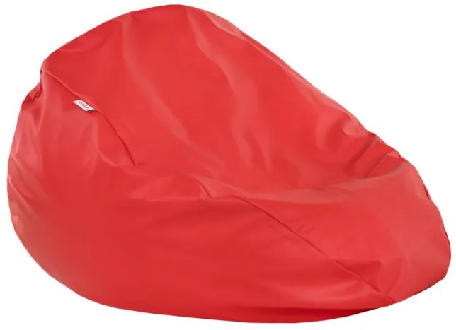 Sedací vak SAKO červený ekokoža