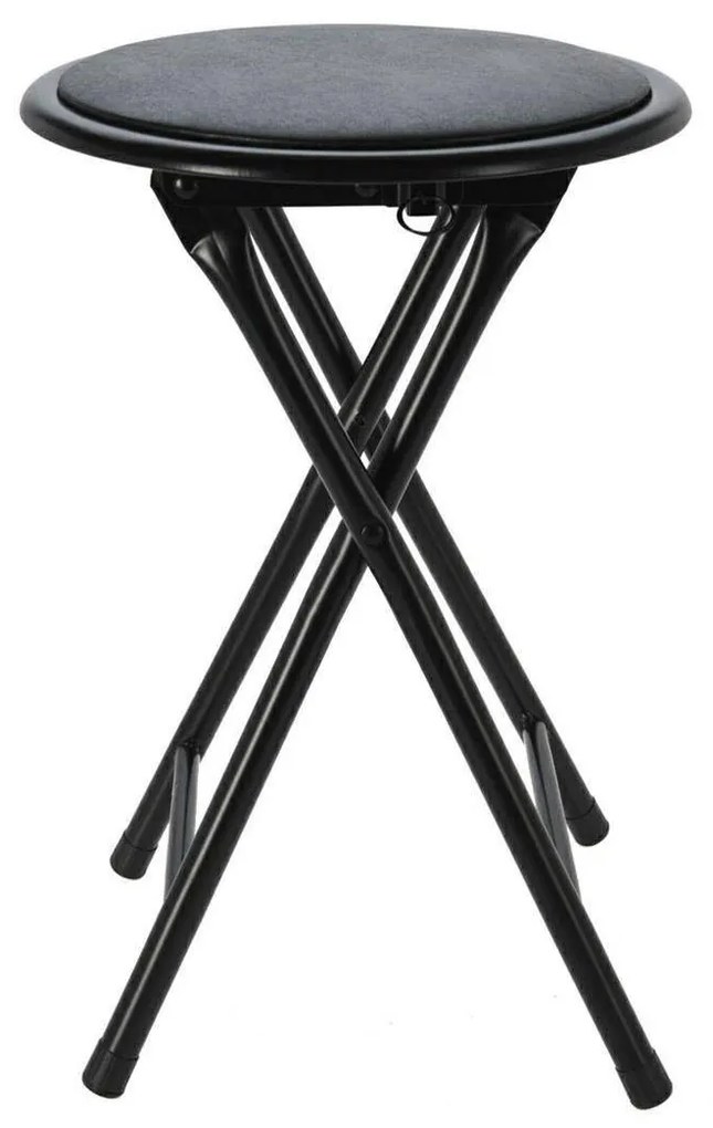 Skladacia stolička MARSHLE 45 cm čierna