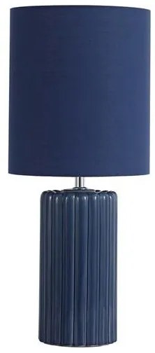 Searchlight EU22353AZ - Stolná lampa GROOVE 1xE14/60W/230V modrá