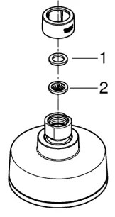 GROHE 26366001 - Sprchová hlavica RAINSHOWER 210 mm lesklý chróm
