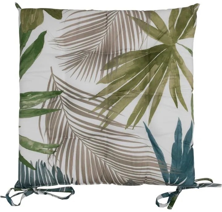 Vonkajší podsedák s výplňou a listami Banjol - 40*40*5 cm