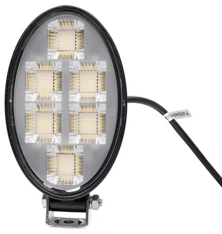 LED Bodové svietidlo pre automobil BLACK LED/150W/10-30V IP69 5700K oválny