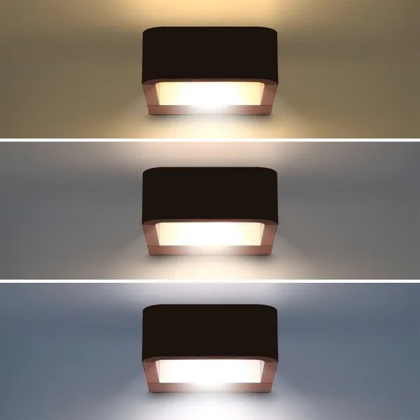 Brilagi - LED vonkajšie svietidlo BARI LED/7W/230V 3000/4000/6000K hnedé IP54