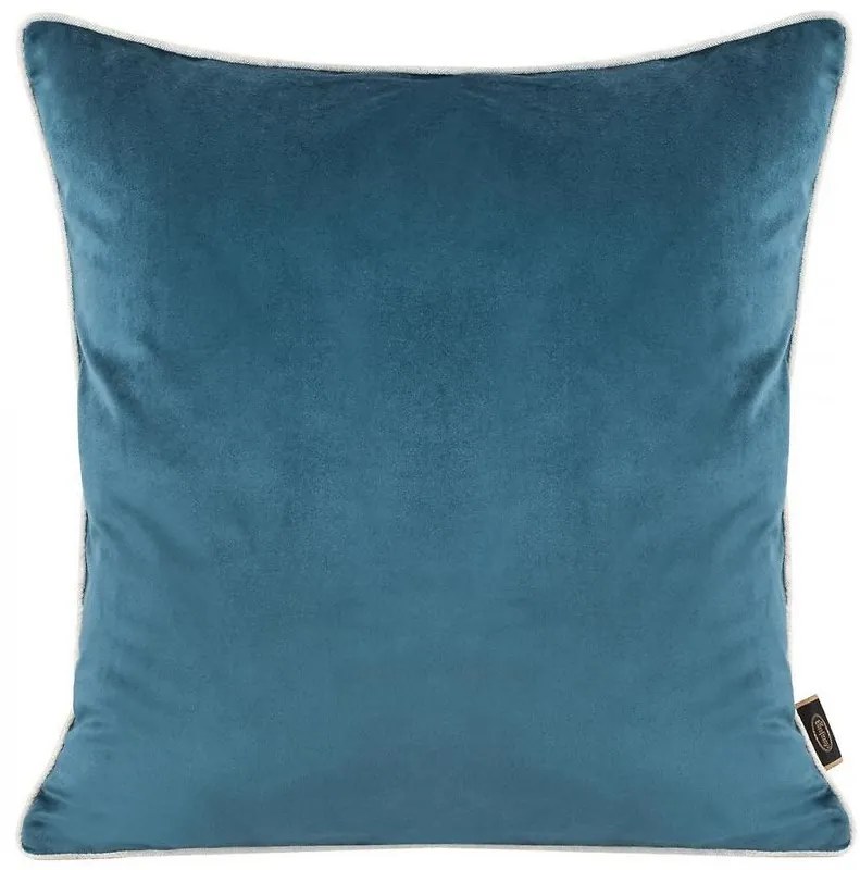 Obliečka na vankúš Velvet/57E 45x45 modrá ľanová 404627