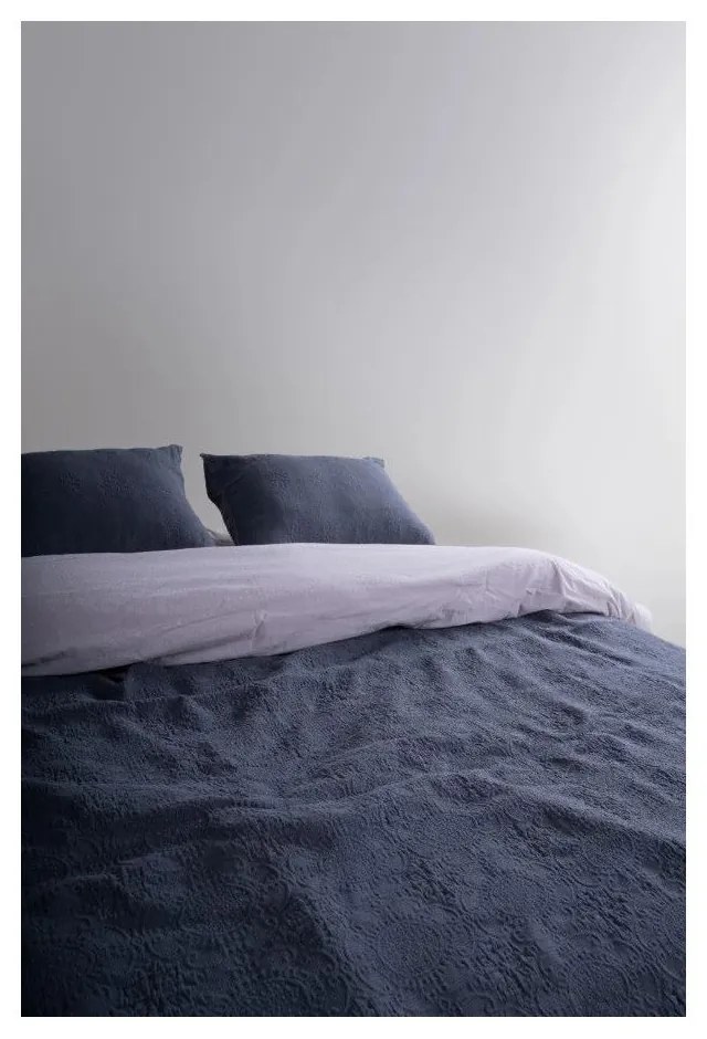 Tmavosivá súprava prikrývky a obliečky na vankúš zo žakára 240x260 cm Jacquard – Mila Home Luxury