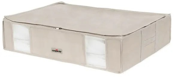 Úložný box s puzdrom Compactor Life, 145 l, béžová