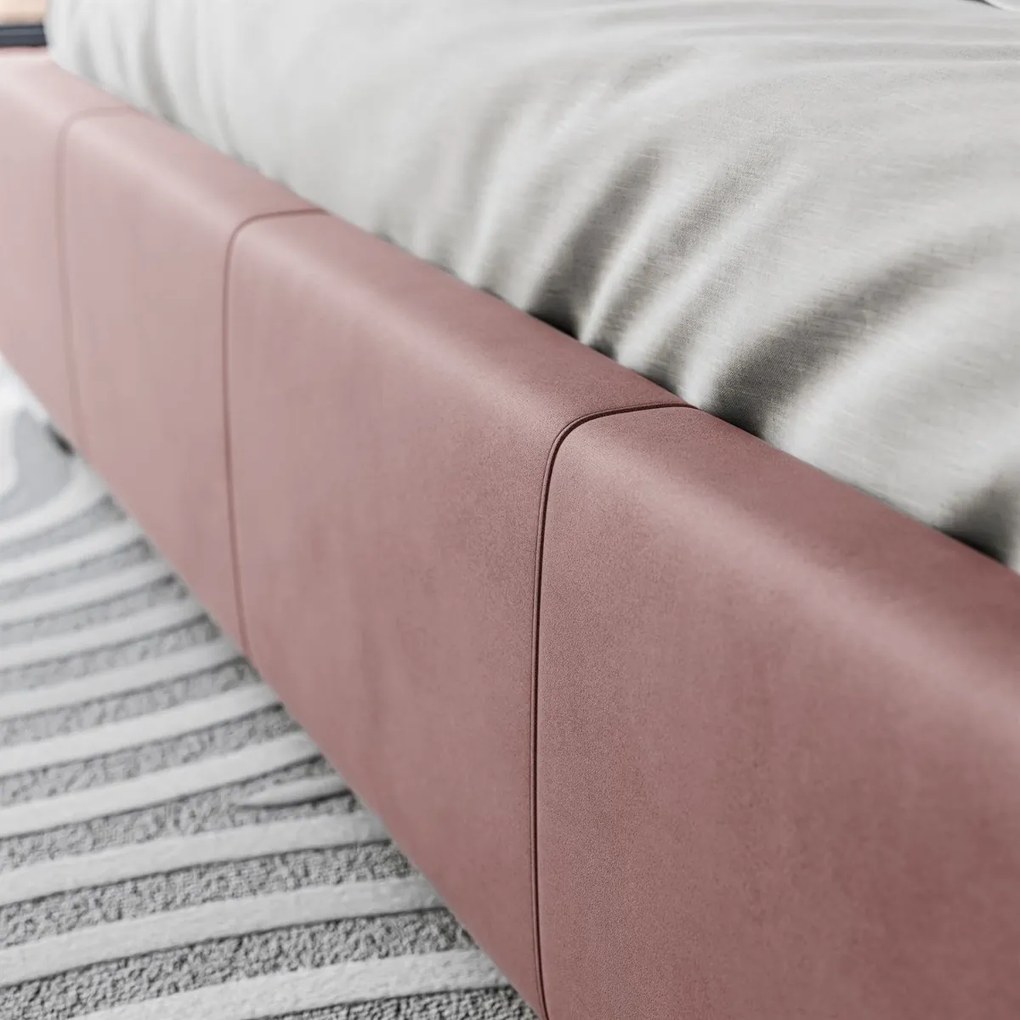 LUISI 180X200 ČALÚNENÁ MANŽELSKÁ POSTEĽ LOSOSOVÁ LÁTKA S ÚLOŽNÝM PRIESTOROM