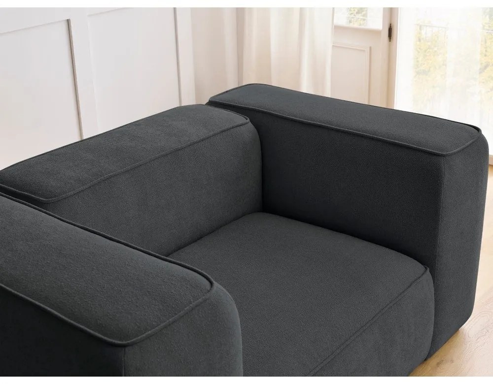 Tmavosivé kreslo Zephyr – Bobochic Paris