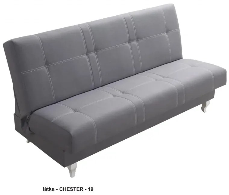 Pohovka LUDVÍK, sivá (elegance an 8172)