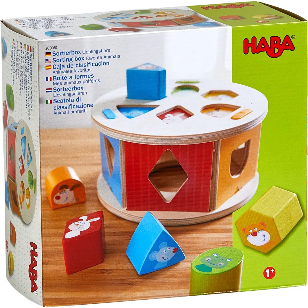 Triediaci box a puzzle v jednom – obľúbené zvieratká