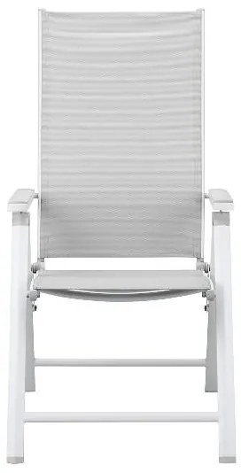 Livarno home Hliníkový záhradný stôl Houston + Hliníkové kreslo Houston s vysokým operadlom, 4 kusy  (800008273)