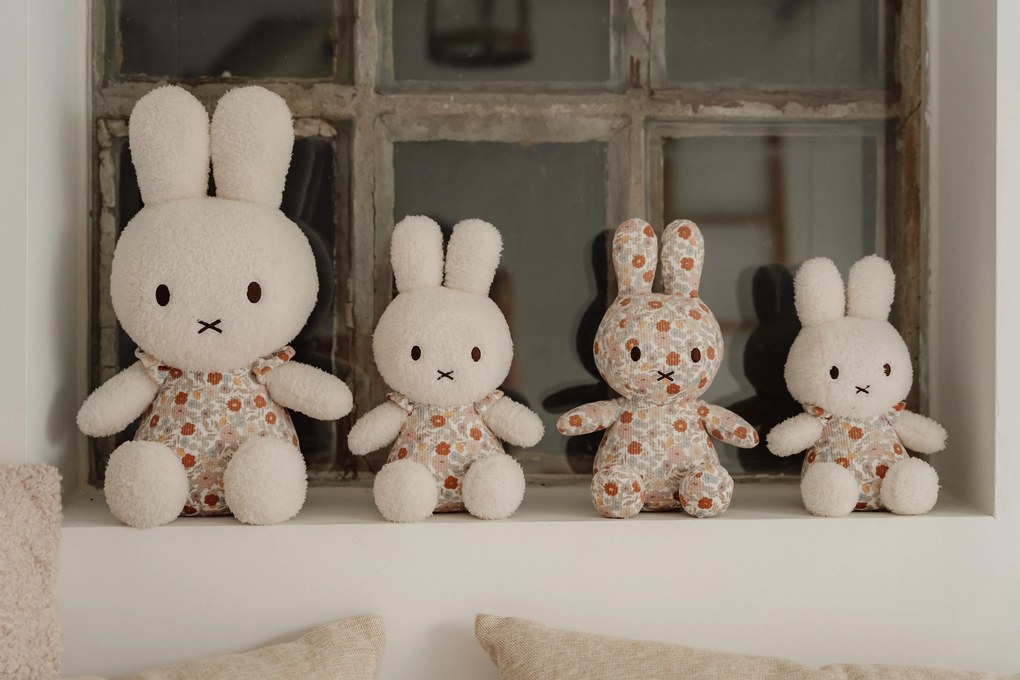 Králiček Miffy textílny Vintage Kvety 35 cm