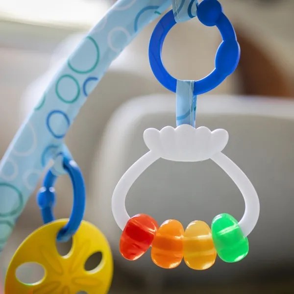 Baby Einstein - Detská hracia deka s vodnou podložkou 2v1 SEA FLOOR EXPLORERS