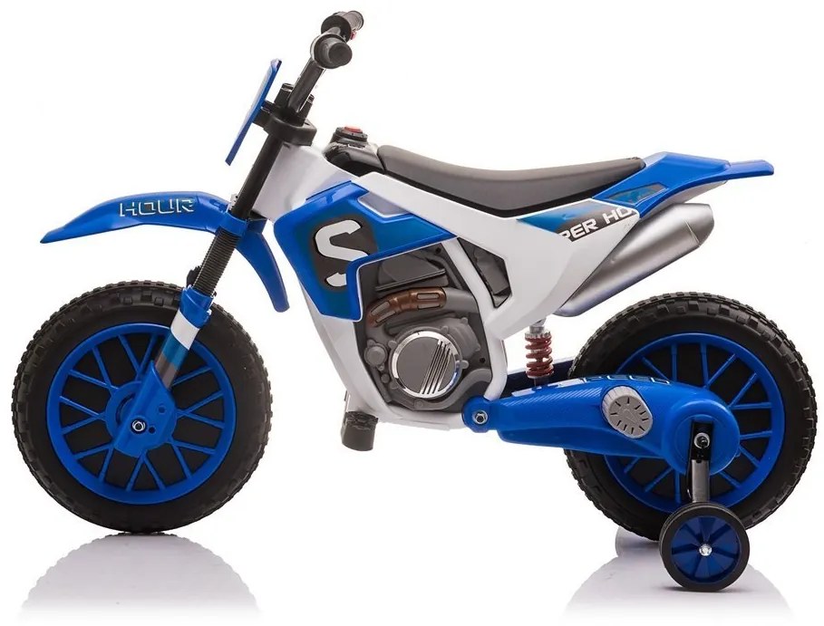 LEAN CARS Elektrická motorka XMX616 - modrá - 2x35W - 1x12V7Ah - 2021