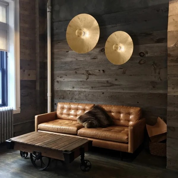 Kolarz A1306.61XL.3.SunAu - Nástenné svietidlo MOON 1xE27/100W/230V zlatá