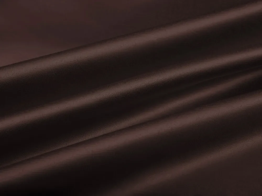 Biante Saténový obdĺžnikový obrus polyesterový Satén LUX-L042 Čokoládovo hnedý 80x120 cm
