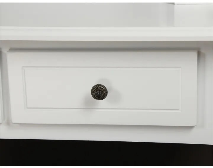 Dekoratívny stolík so stoličkou RODES NEW, biely