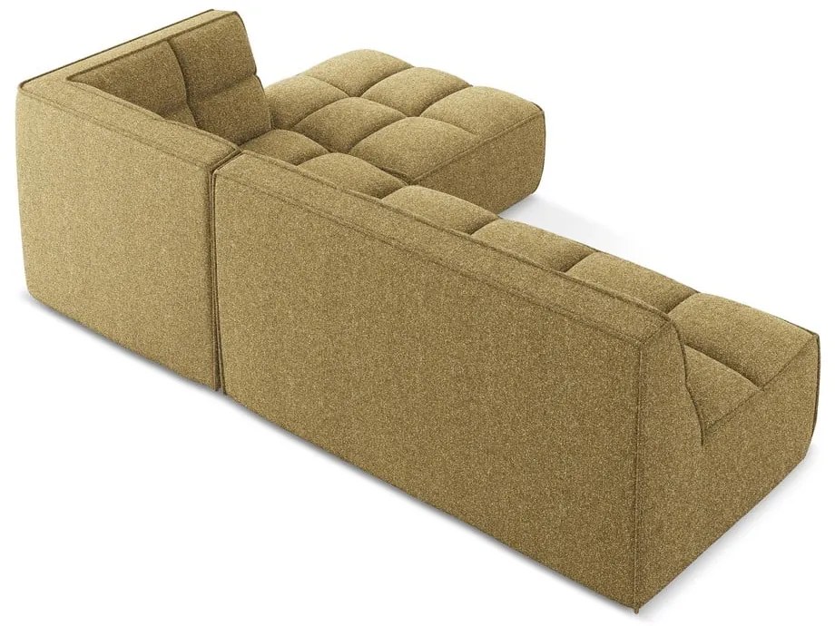 Modulárna rohová pohovka v horčicovej farbe (variabilná) Kalai – Makamii