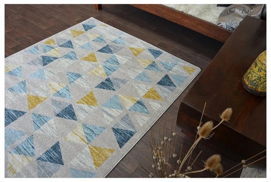 Kusový koberec Canvas sivý 140x190cm