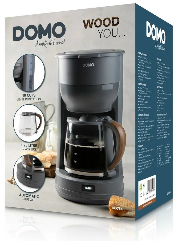 DOMO DO754K prekvapkávač na kávu WOOD YOU