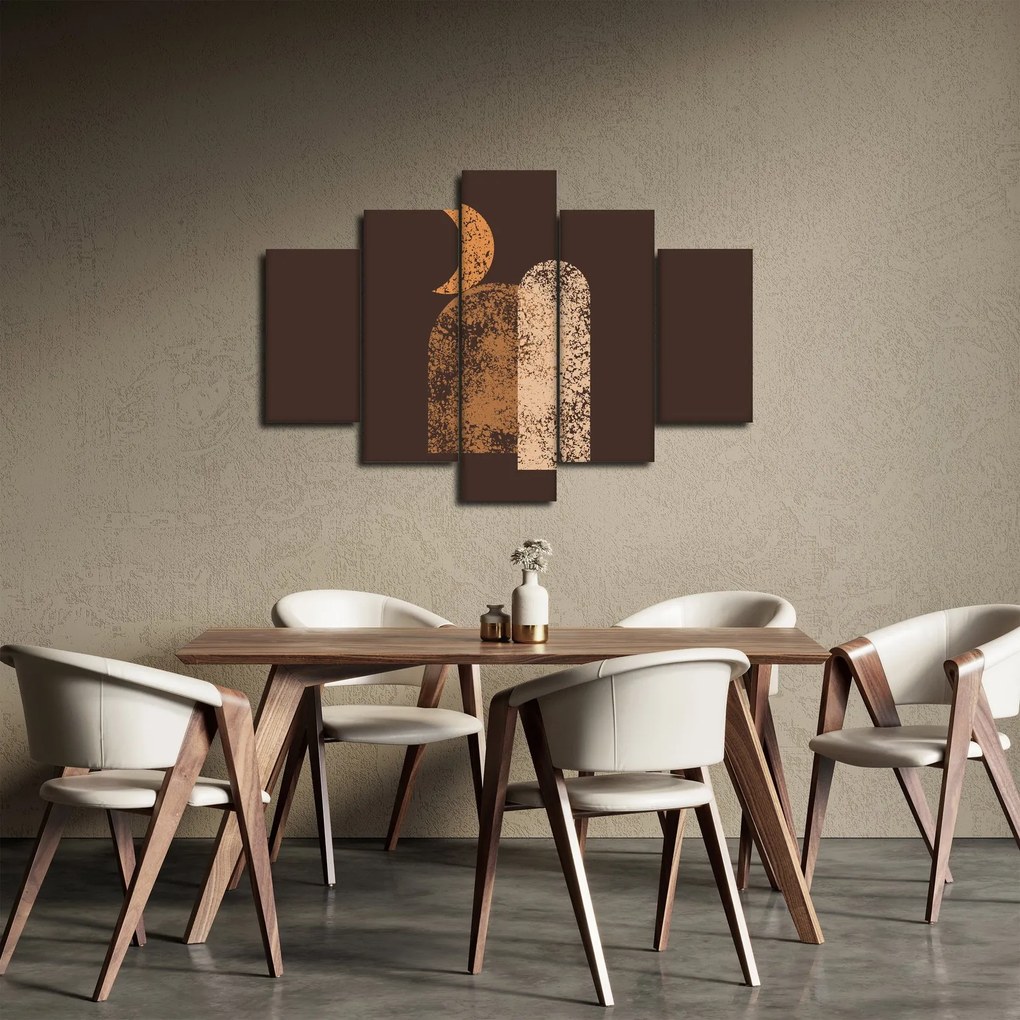 Obraz - Oranžové oblúky N⁰2 (150x105 cm)