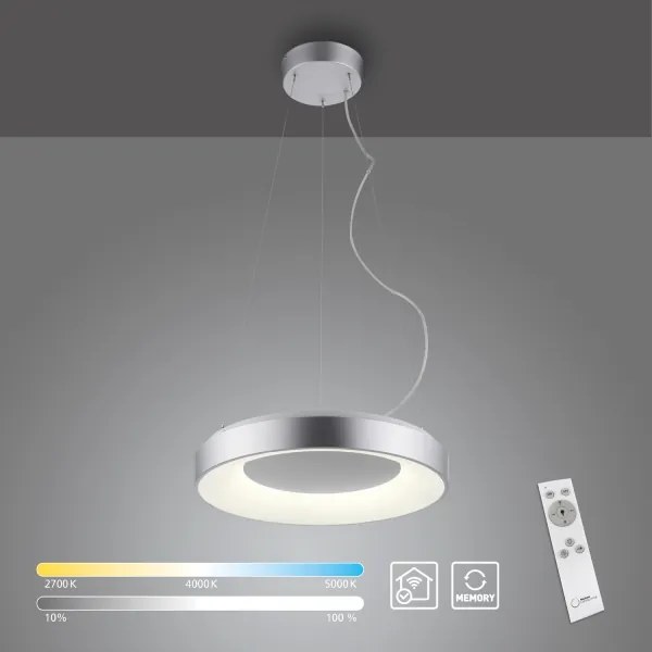 JUST LIGHT. 17075-21-LED Stmievateľný luster na lanku KETO ANIKA LED/26,5W/230V+DO