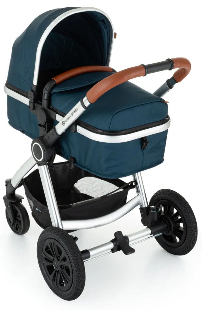 Kočík kombinovaný 2v1 Grand II Platinum Indigo Petite&Mars