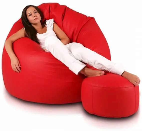 INTERMEDIC SK Sedací Vak Giga Sako Ekokoža Farba: E04 - Oranžová pomaranč (ekokoža)