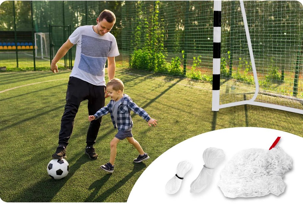 Futbalová bránková sieť 180 x 120 x 60 cm Neo-Sport