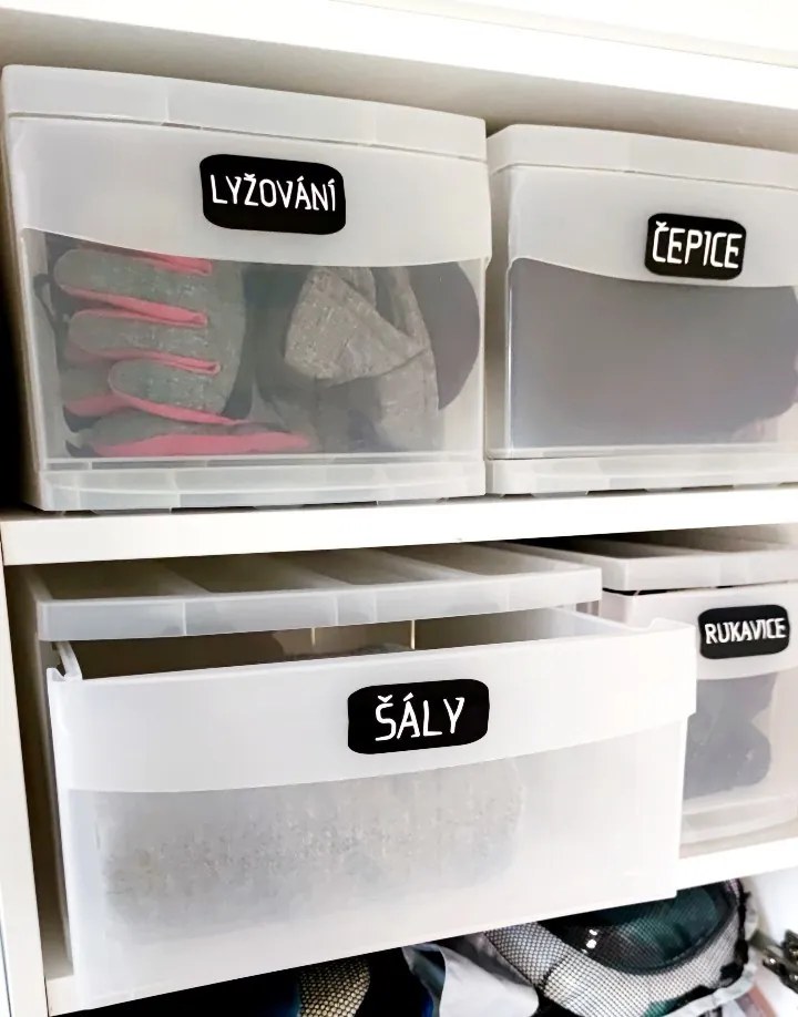 S - Zásuvka, úložný box výsuvný, antracit, Rotho SYSTEMIX