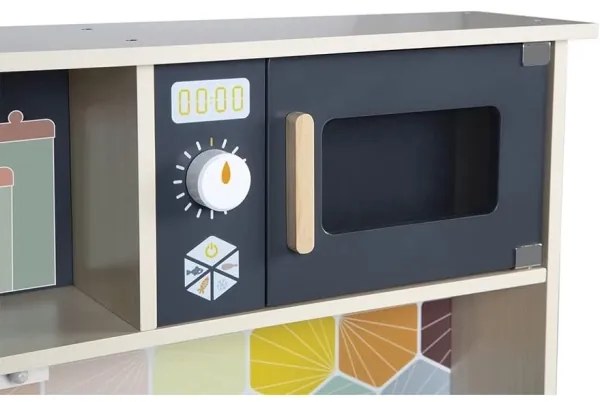 Janod - Drevená kuchynka s LED doskou MOZAIC 2xLR6