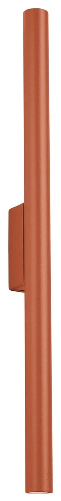 Nástenné svietidlo Pastelo, 1x oranžové kovové tienidlo