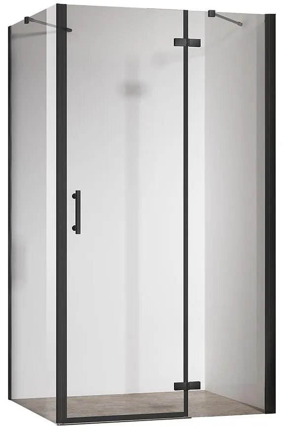 Sprchový kút Jazz 90x120 čistý black