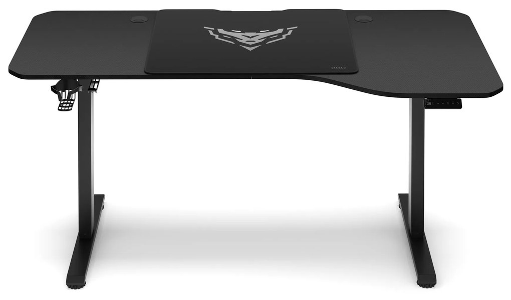 Stôl s elektricky nastaviteľnou výškou 160 cm čierny: Diablo X-Tensio 1600